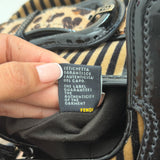 Fendi Velvet Striped B Bis Shoulder Bag