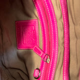 Rare Pink Suede Canvas Mini Soho Bag