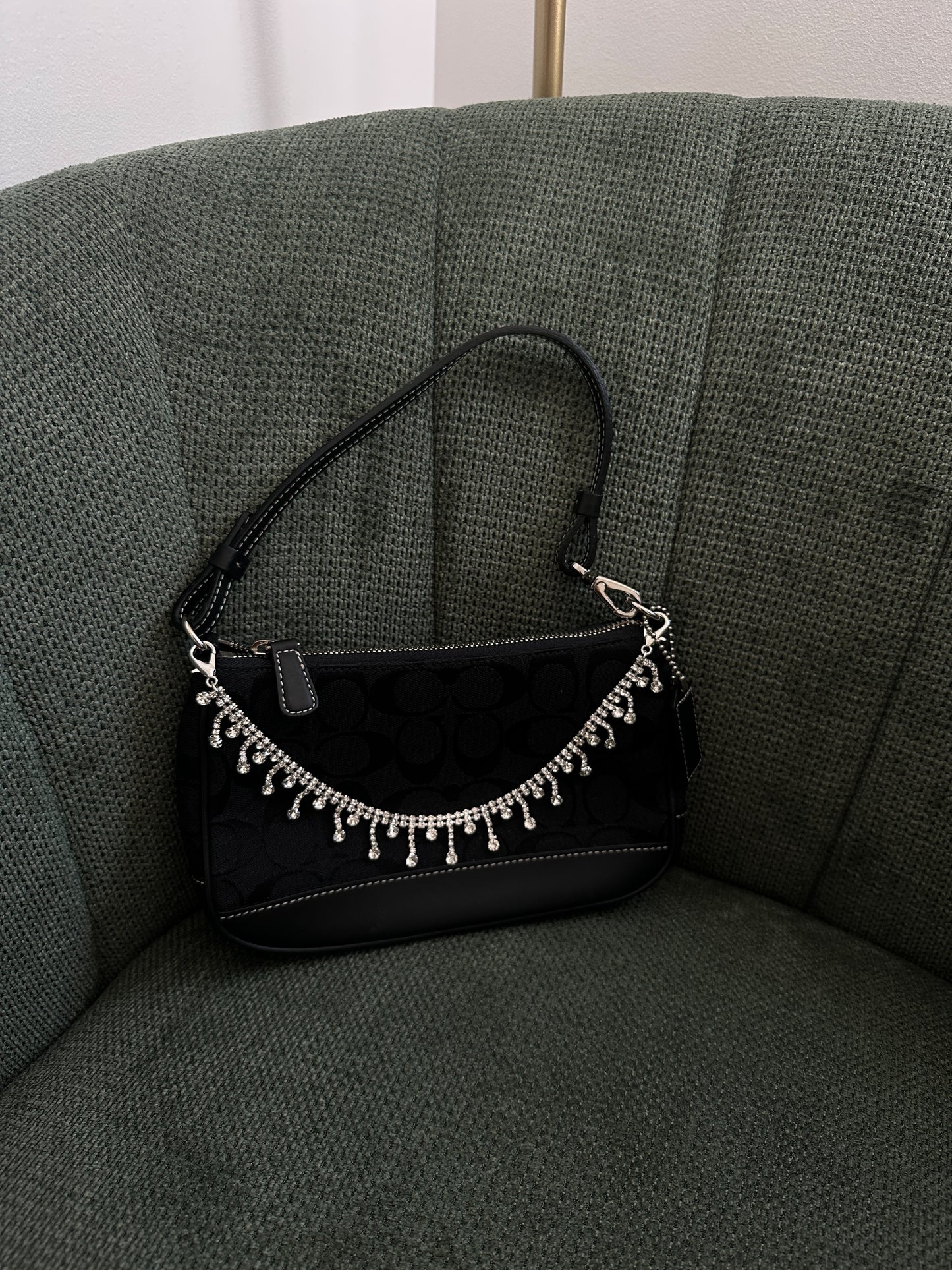 Coach Black Demi Hamptons Bag