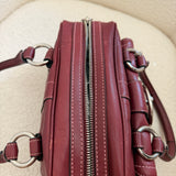 Coach White Mini Boston Satchel Bag