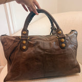 Balenciaga Giant 21 Brown City Bag