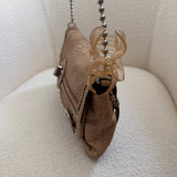 Rare Coach Snakeskin Turnlock Chain Shoulder Bag