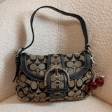 Rare Grey Canvas Mini Soho Bag
