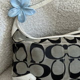Coach Navy Signature Ergo Bag