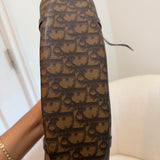 Brown Dior Romantique Trotter Hand Bag