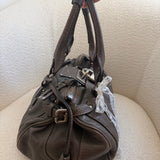 Rare Chloe Grey Paddington Leather Handbag