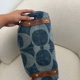 Denim Coach Canvas Large Carly Bag