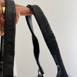 Archive Miu Miu Black Studded Flower Shoulder Bag