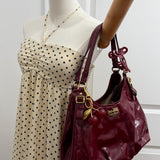 Coach Patent Red Maggie Bag