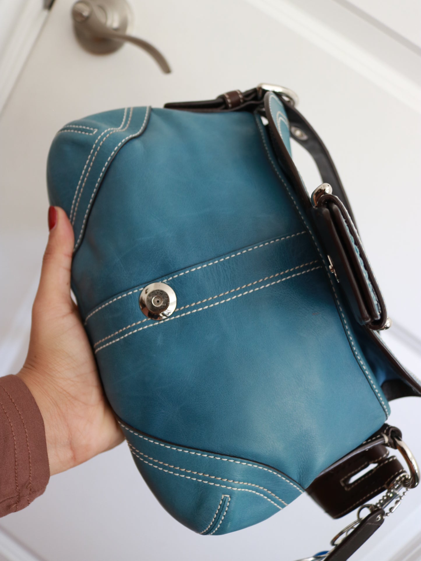 Rare Chambray Mini Soho Bag