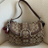 Coach Brown Trim Large Soho Bag