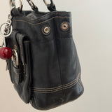 Coach Black Leather Soho Tote Bag