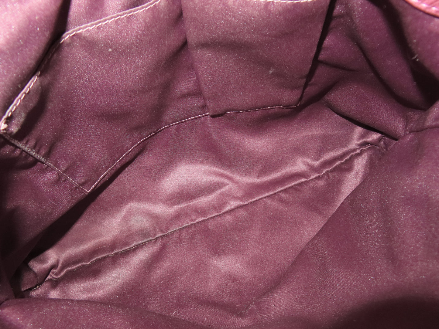 Coach Mauve Patent Leather Ashley Carry-All Bag