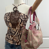 Coach Pink Op Art Maggie Bag