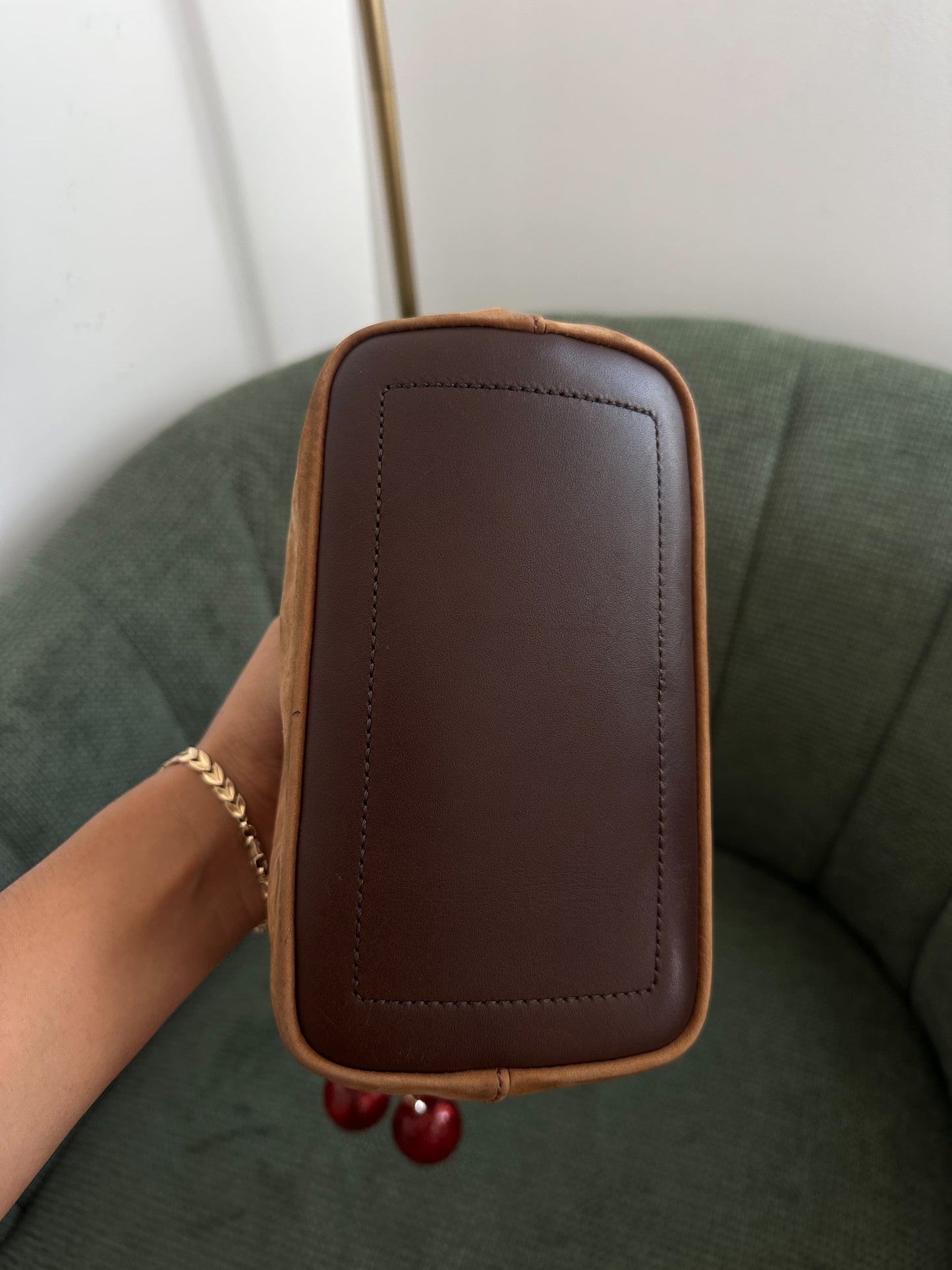 Coach Brown Pochette Bag