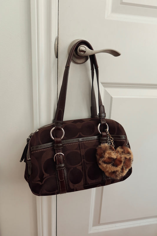 Rare Brown Coach Bonnie Shoulder Bag