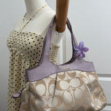 Coach Lilac Signature Lexi Tote Bag