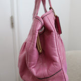 Rare Coach Pink Patent Ergo Kisslock Bag