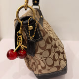 Coach Canvas Ali Legacy Turnlock Bag
