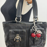 Coach Black Leather Soho Tote Bag