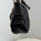 Coach Black Demi Hamptons Buckle Bag
