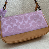 Coach Lilac Signature Demi Hamptons Bag