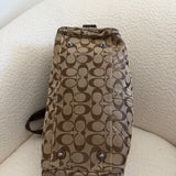 Brown Coach Signature Soho Mia Satchel Bag