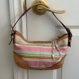 Coach Stripe Mini Hobo Bag