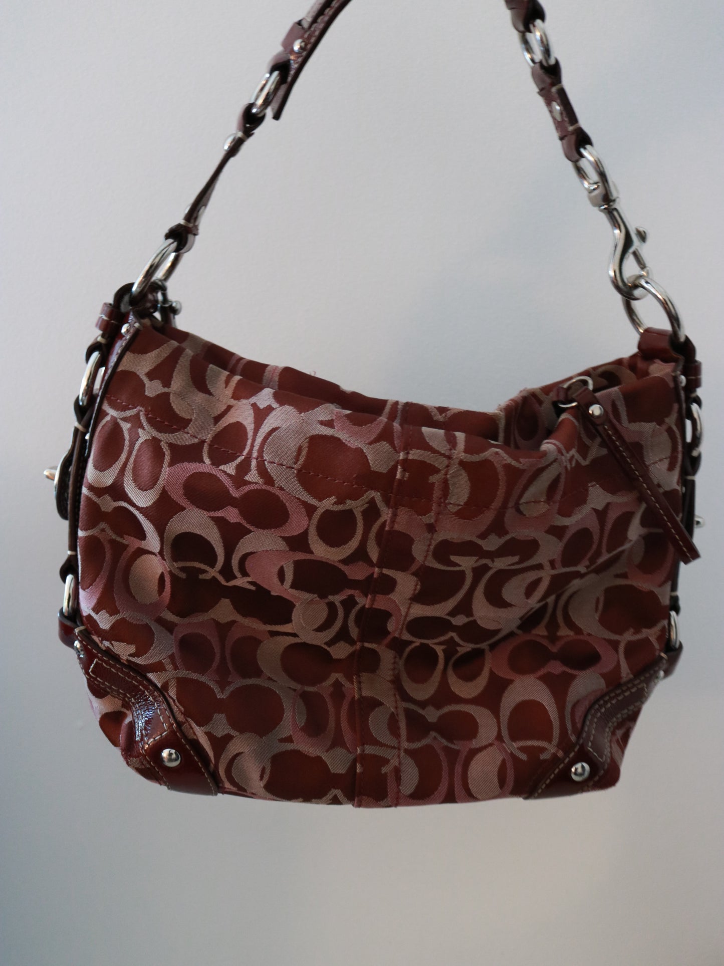 Coach Red Optic Carly Bag