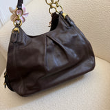 Coach Brown Leather Maggie Bag