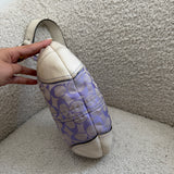 Coach Lavender Canvas Mini Hobo Bag