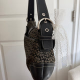 Coach Grey Signature Large Soho Bag