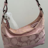 Rare Pink Coach Signature Shoulder Bag