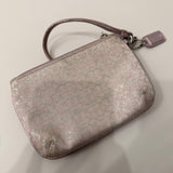 Coach Lilac Purple Optic Lurex Shoulder Bag Set