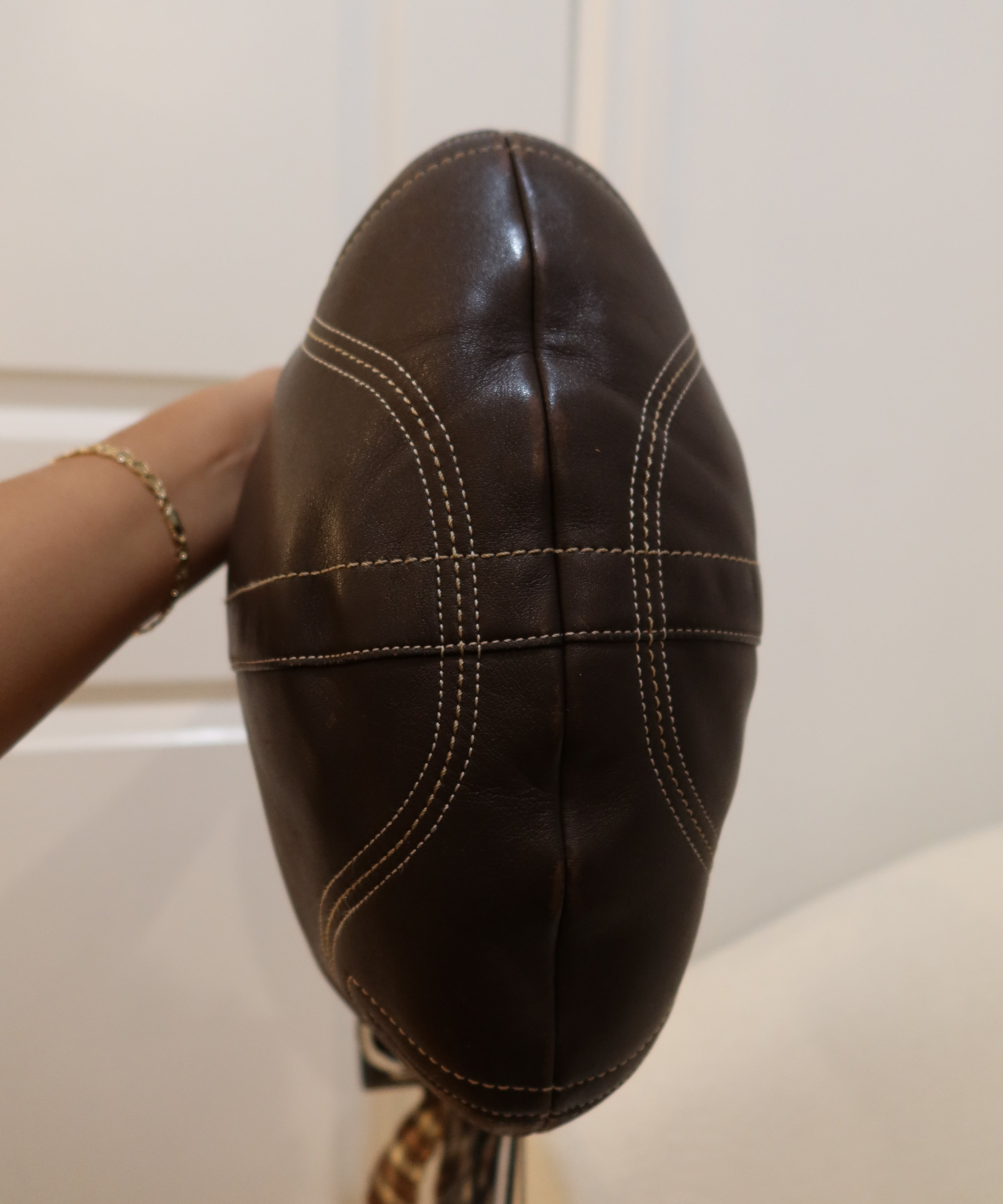 Coach Brown Leather Hobo Bag