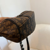 Brown Dior Romantique Trotter Hand Bag