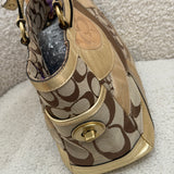Rare Coach Gold Patchwork Tote Bag