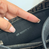 Grey Fendi Signature Brown Mamma Baguette Bag