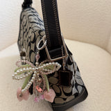 Coach Grey Hamptons Shoulder Bag