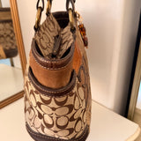 Coach Leopard Patchwork Tote Bag
