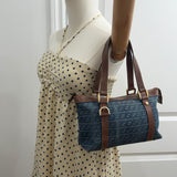 Rare Denim Gucci Abbey Mini Tote Bag