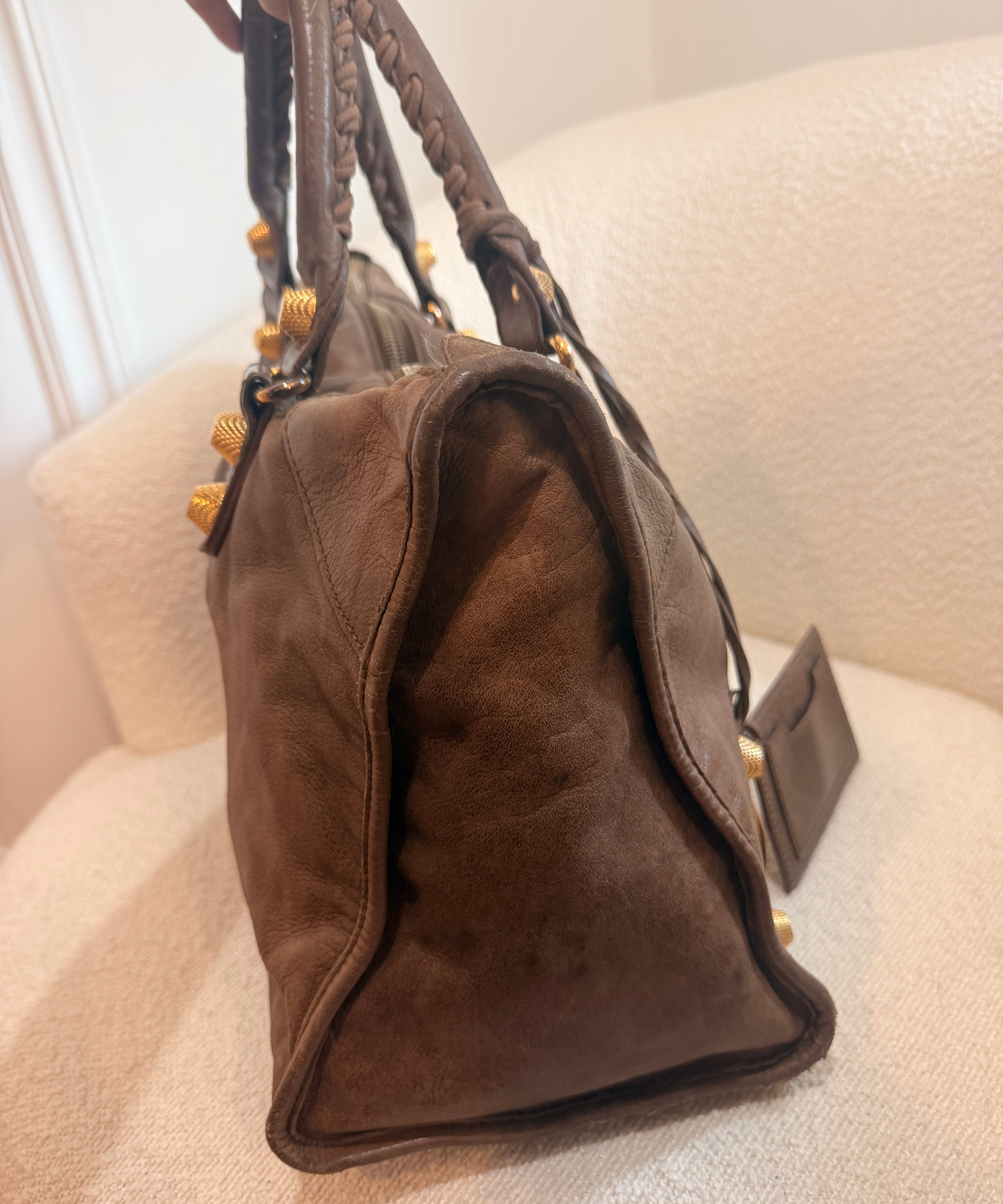 Balenciaga Giant 21 Brown City Bag
