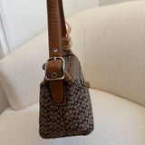 Coach Signature British Tan Demi Shoulder Bag