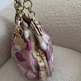 Coach Pink Optic Print Maggie Bag