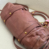 Miu Miu Mauve Pink Vitello Leather Bag
