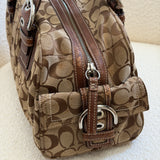 Brown Coach Signature Soho Mia Satchel Bag