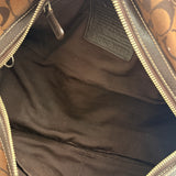 Brown Coach Signature Soho Mia Satchel Bag