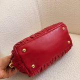 Red Mini Miu Miu Metalassé Bag