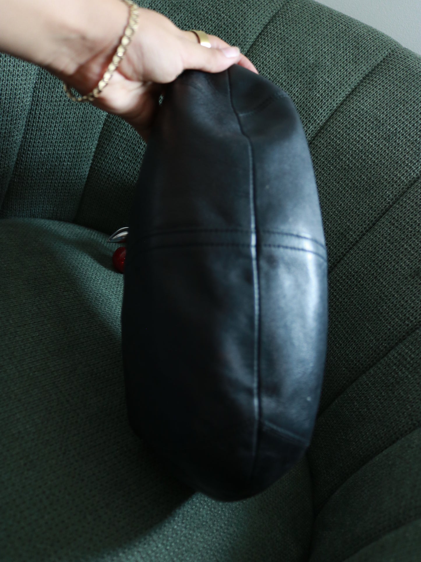 Coach Black Leather Ergo Hobo Bag