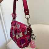 Coach Pink Op Art  Signature Shoulder Bag